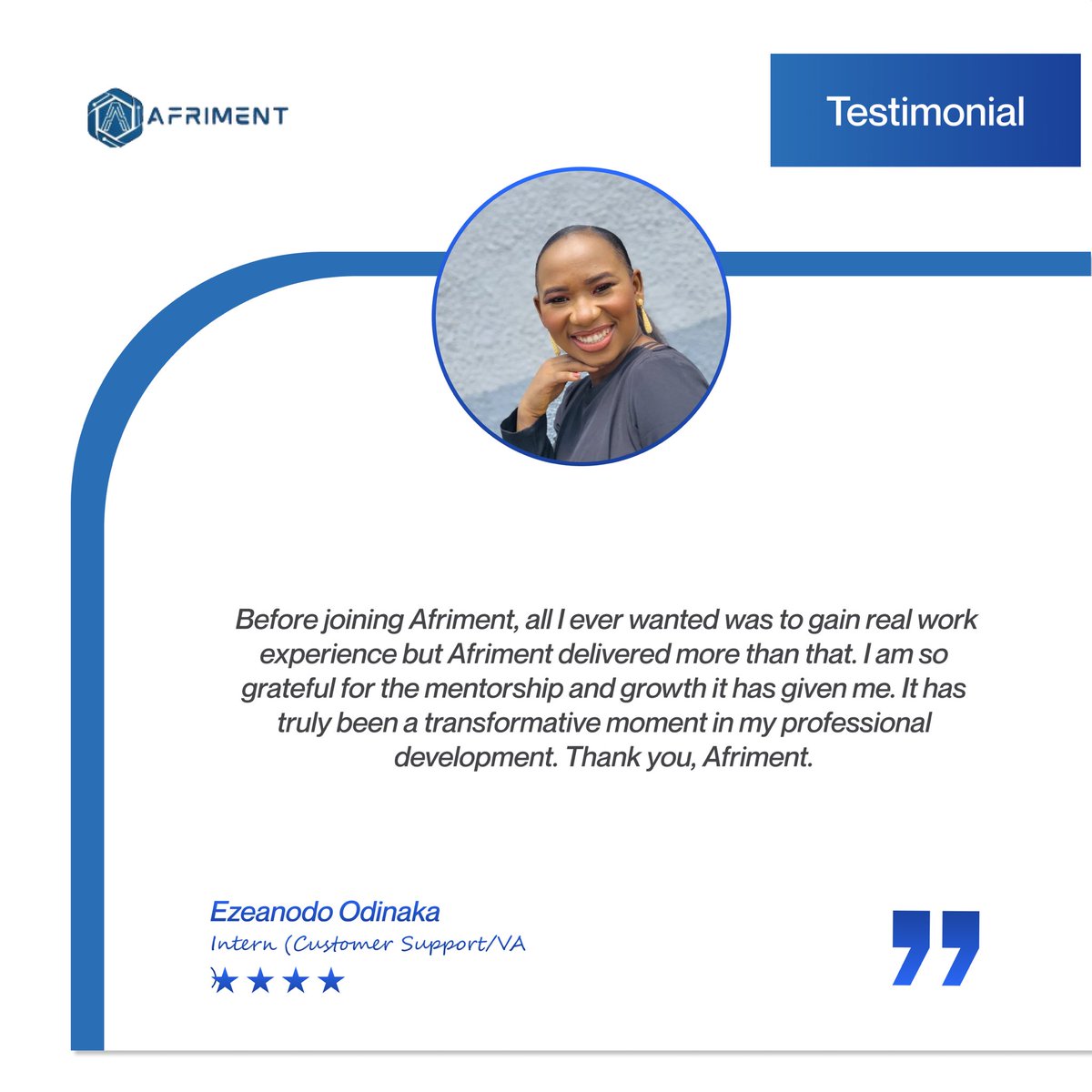 AFRIMENT tweet media