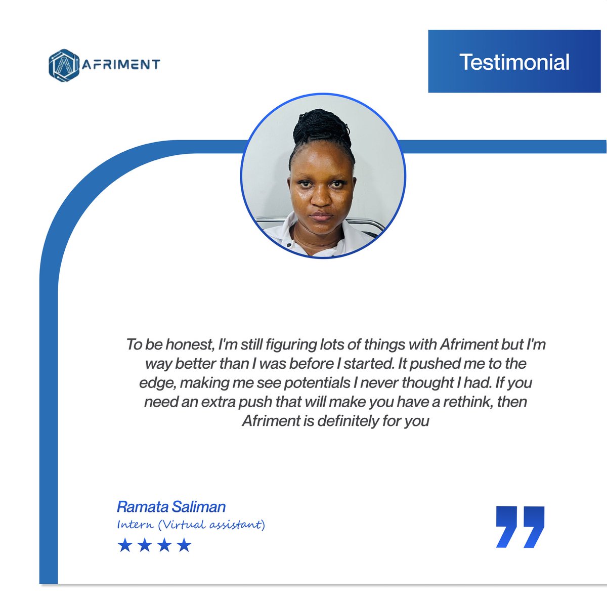 AFRIMENT tweet media