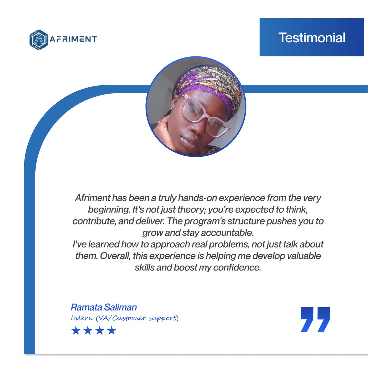 AFRIMENT tweet media