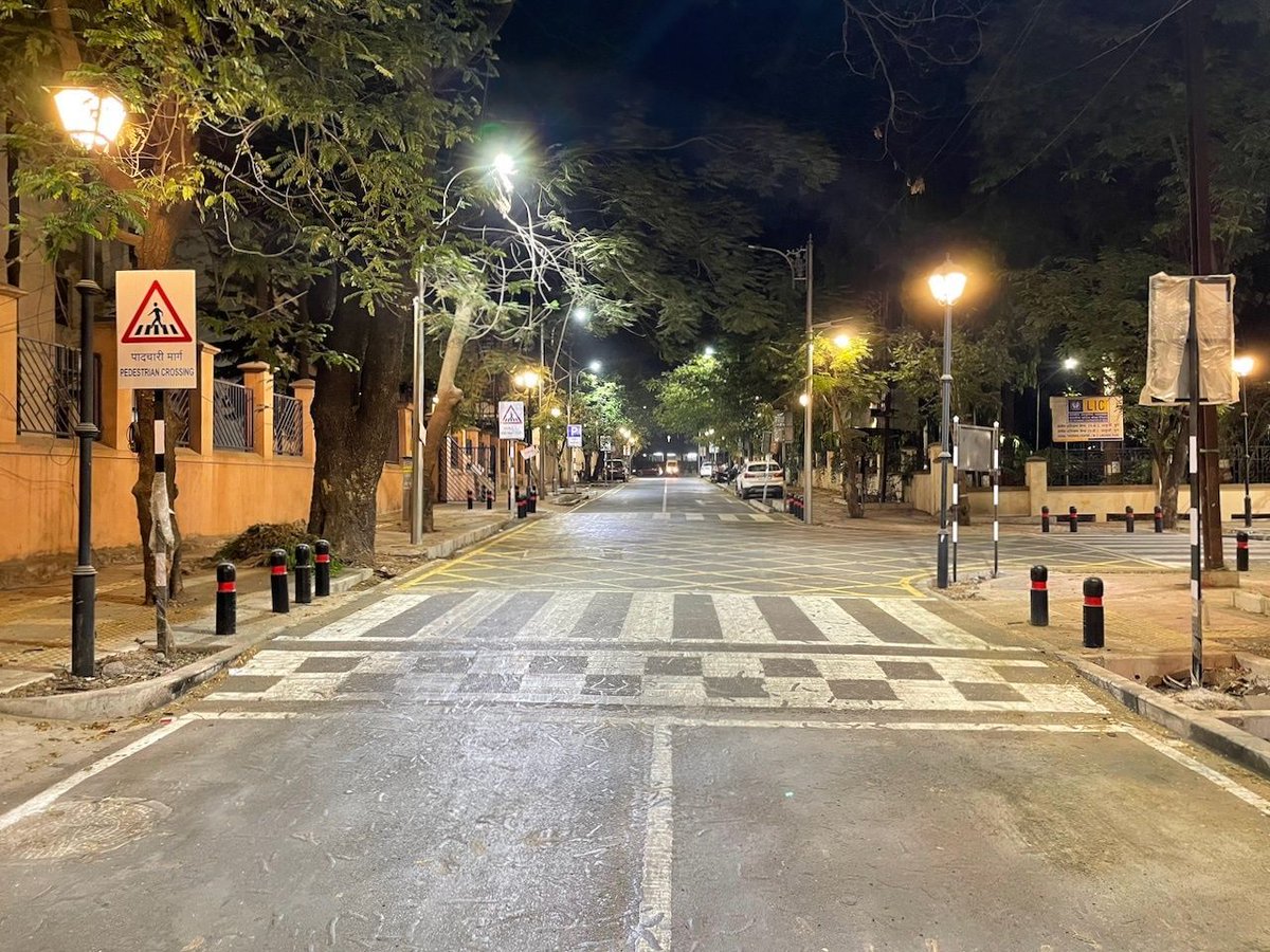 IndianTechGuide's tweet photo. Pune has some of the best street planning in India. 👏 

📍Nigdi Pradhikaran https://t.co/Y8l7JNYIz5