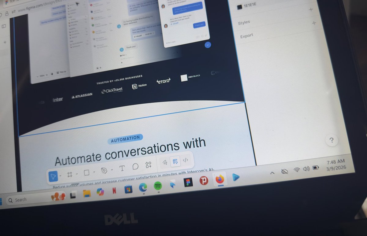 Happy new week world, this week smells like win already, we are definitely winning 💯 

Early Monday morning and I’m already in office designing on figma.