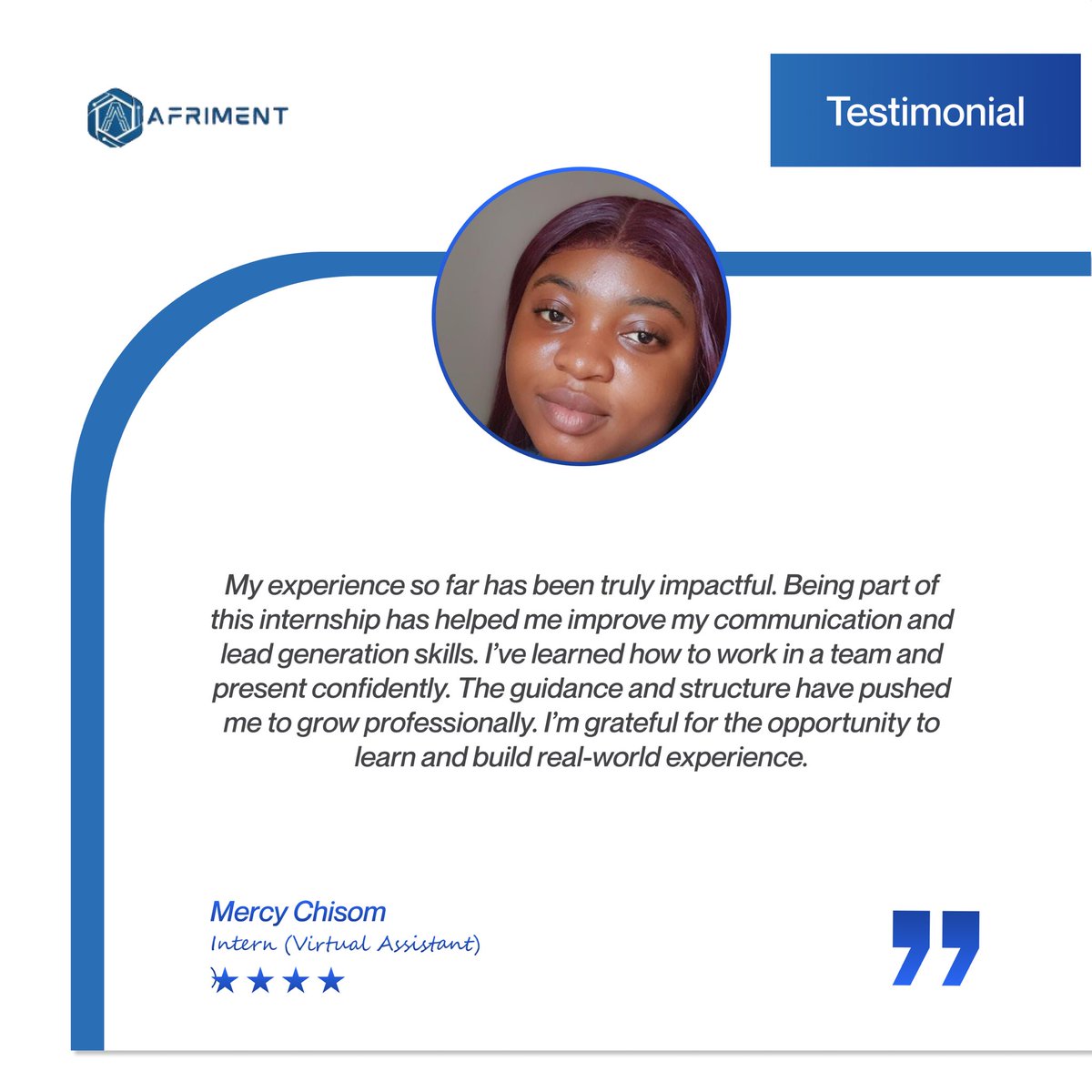 AFRIMENT tweet media