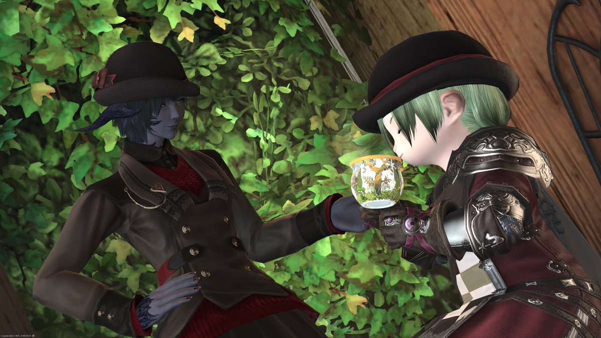 ff14_riula's tweet photo. これも相方さんとー🫶
凄く素敵なスタジオだったのに全体を撮るの忘れてて申し訳ない😭
#にゃんこハウジング https://t.co/5PdkK72Ih2