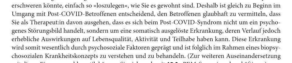 Farbtastisch's tweet image. Wozu Kausalität, wenn kognitive Dissonanz es auch tut.
Es schmerzt schon beim Lesen, wer sich Mühe gibt diese exklusive Logik zu verstehen, kommt nah an selbstverletzendes Verhalten. 😂

Aus Kölner/Kupferschmitt: Virusfolgeerkrankungen und Post-COVID

#mecfs #longcovid #postvac