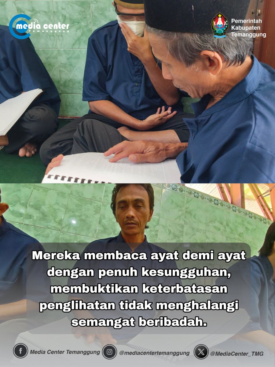 Mengaji Tanpa Mata, Menghayati dengan Penuh Jiwa

Selengkapnya Cek Link Bio👇🏻👇🏻👇🏻
mc.temanggungkab.go.id/frontend