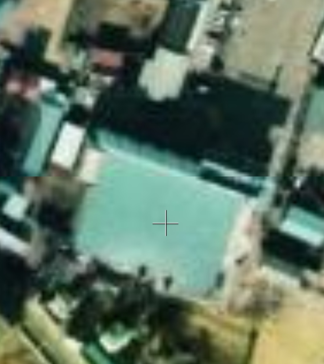 1976年の加須ミナミボウルの航空写真。ピンタワーの影が写ってる…
このセンターにピンタワーが立っていた記憶は全く無い。
いつ撤去されたんだ？
 #加須市  #ミナミボウル