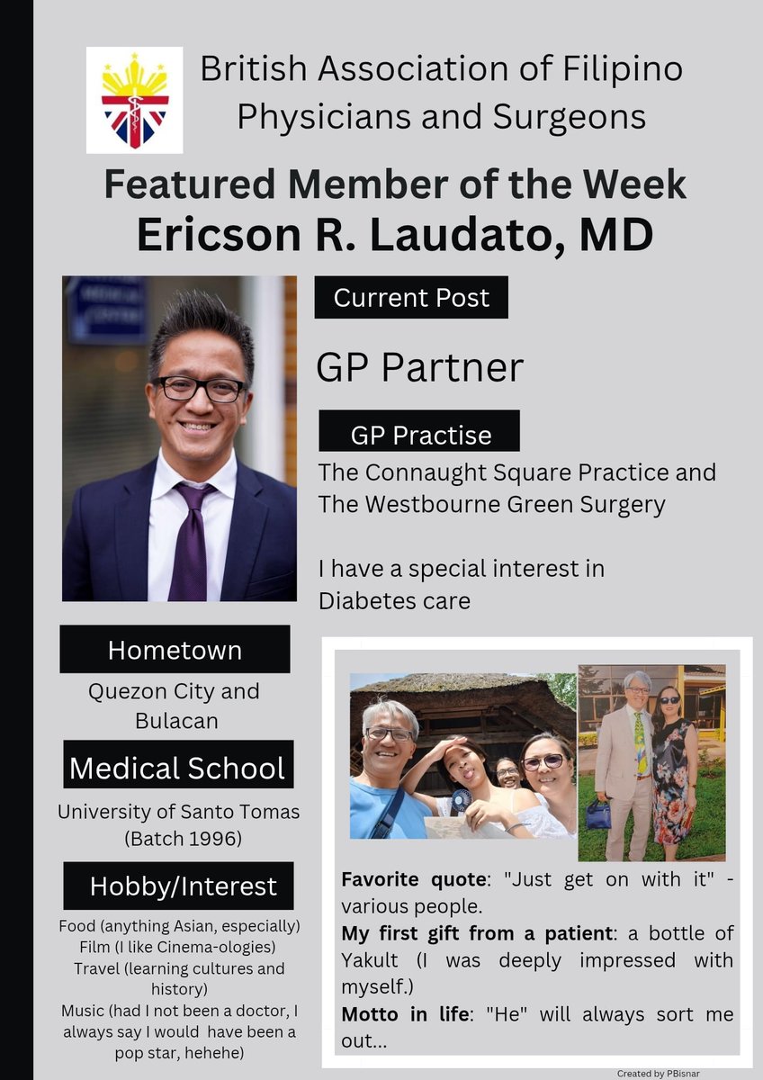 British Assoc. of Filipino Physicians and Surgeons tweet media