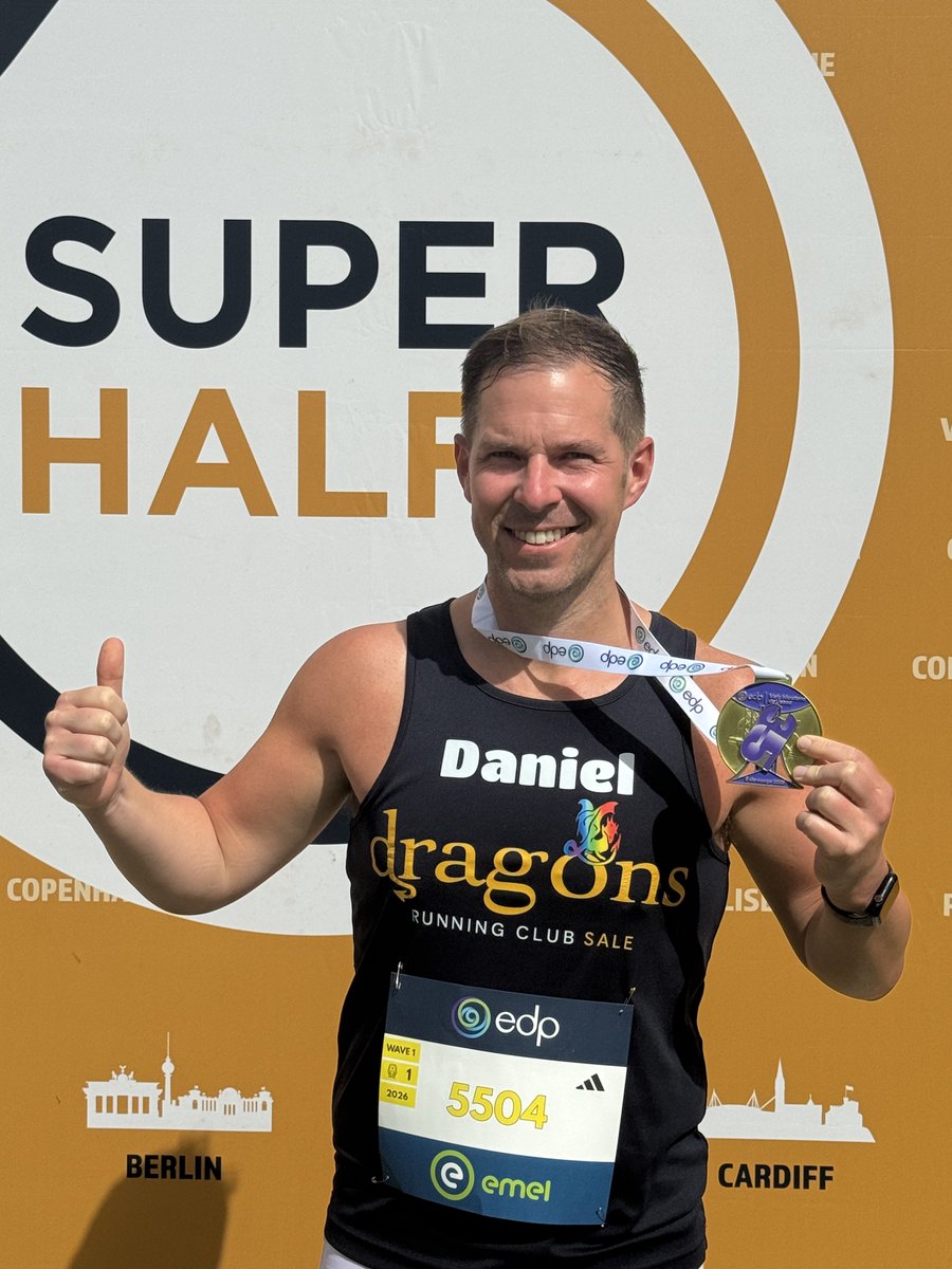 runner_dan17's tweet photo. Medal Monday! First superhalf of the year - bring on Prague and Berlin in a few weeks! ๐ฅ ๐ฅ ๐ฅ #superhalfs #lisbonhalfmarathon #medalmonday #running https://t.co/guGbKD9uYU