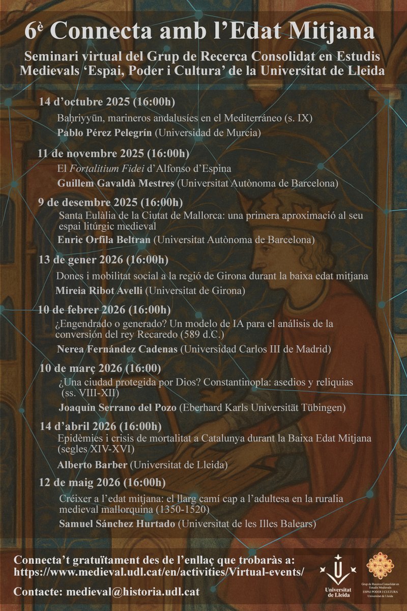 SGR en Estudis Medievals-Universitat de Lleida tweet media