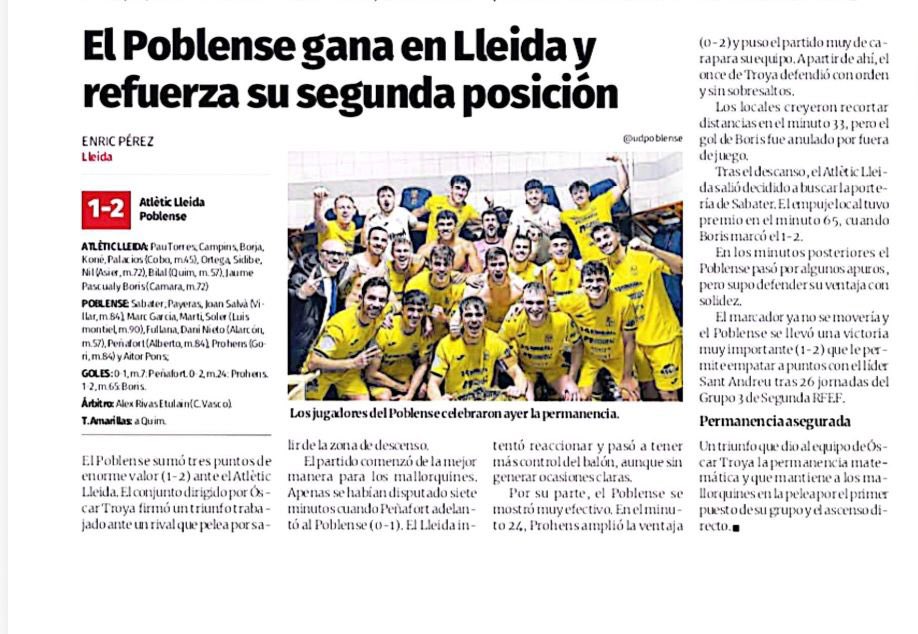 U.D. Poblense tweet media