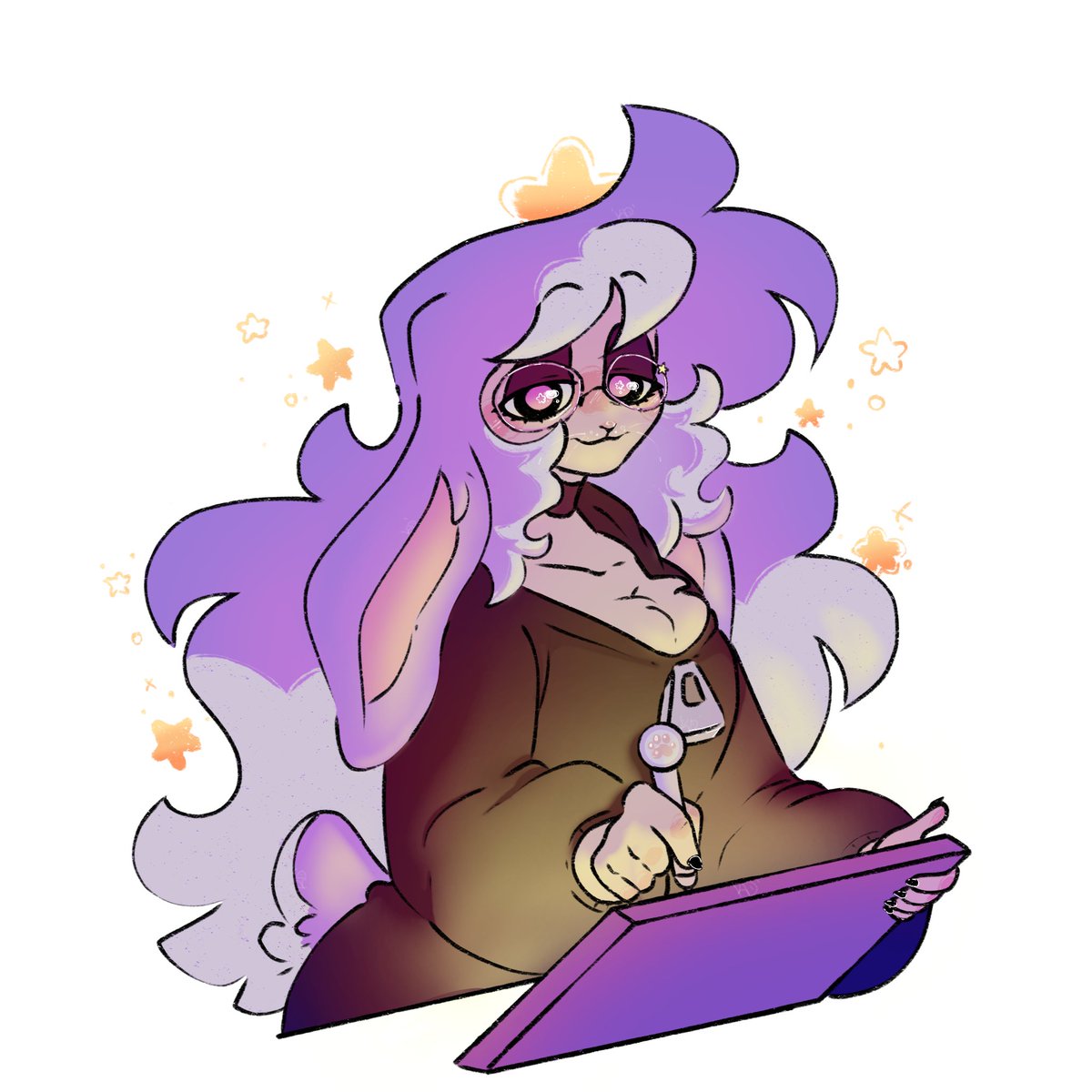 kooky_devil's tweet photo. Pretty bunny @AshNicholsArt 
#fanart #streamer https://t.co/OZPApYAv54