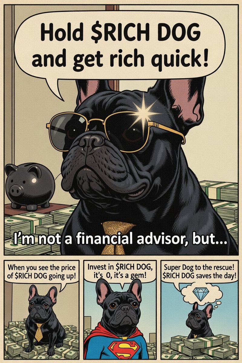 rich6dogg's tweet photo. @Degen_Hardy The market needed a new dog.

Meet  $RICH 🐶💰

CA: GXWJa5t3Nd637gzmPCmZVtyTohkQT6YRcukxhbyPy9mp https://t.co/igC5ZitqeY