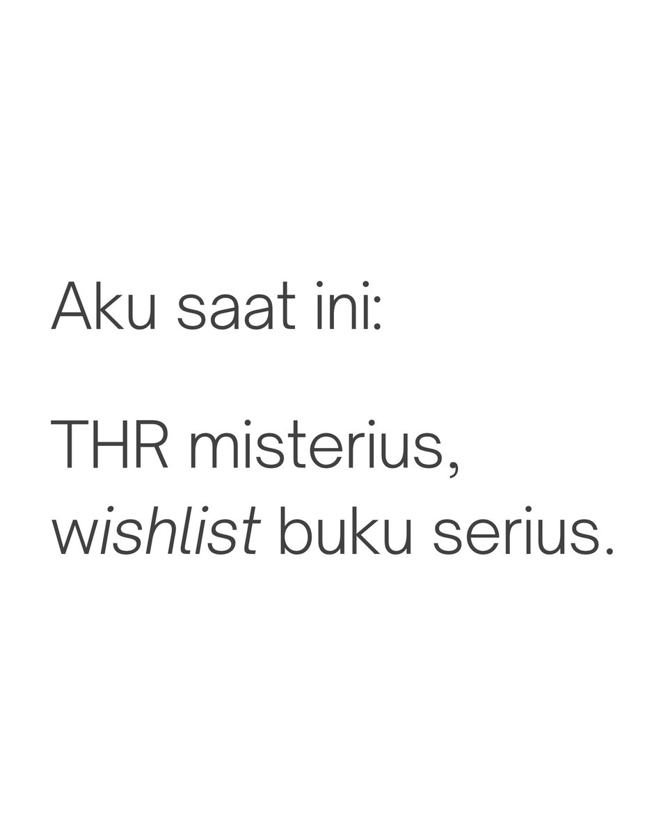 Coba sebutin dong wishlist nya 🤭