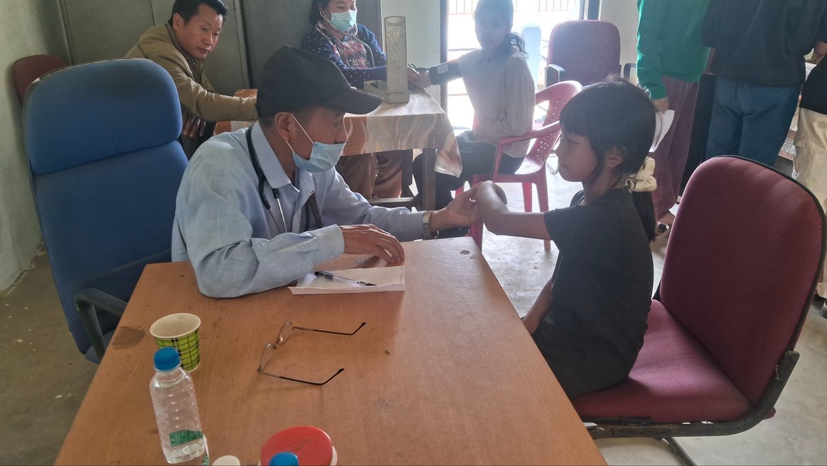 DHEWWOKHA's tweet photo. Free medical camp &amp; Aadhar enrollment in collaboration with Health &amp; Family welfare was held on 27th Feb 2026 at Lotsu HQ covering 7 villages. @MinistryWCD @DC_Wokha https://t.co/56fSdPwjlv