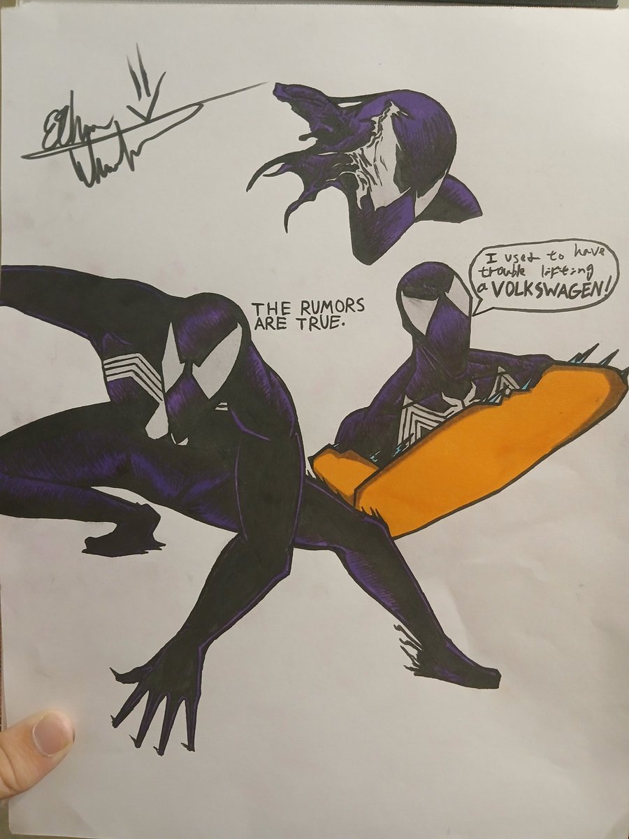 Ethanavos's tweet photo. The black suited Spider-Man.
Drawn by me.

#art #Spiderman #Marvel #ComicArt https://t.co/BFgK9zih3v