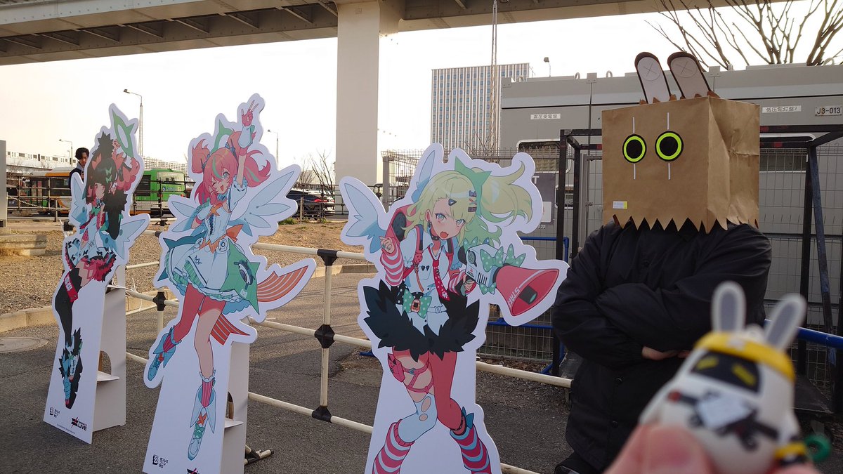 ゼンゼロライブ会場に、フクロノボンプもいたーーー！！！w
撮らせていただきました！ありがとうございます！！
#ZENLESSLIVE2026 #ゼンゼロ