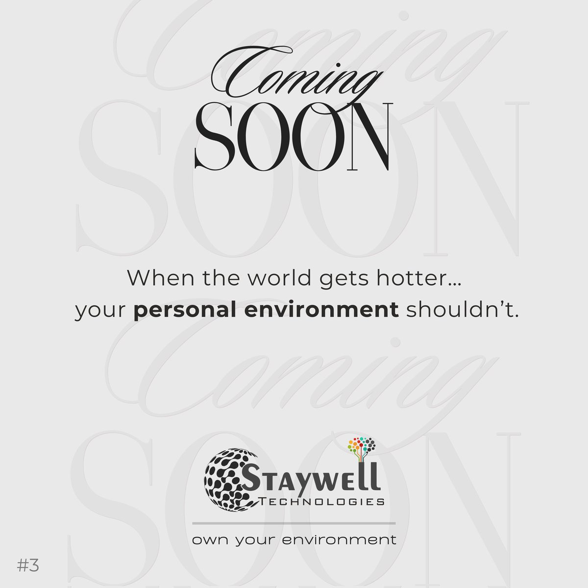 StaywellTech's tweet photo. #OwnYourEnvironment
#StaywellTechnologies
#T3
#Air
#ComingSoon https://t.co/gyRxRUBNff
