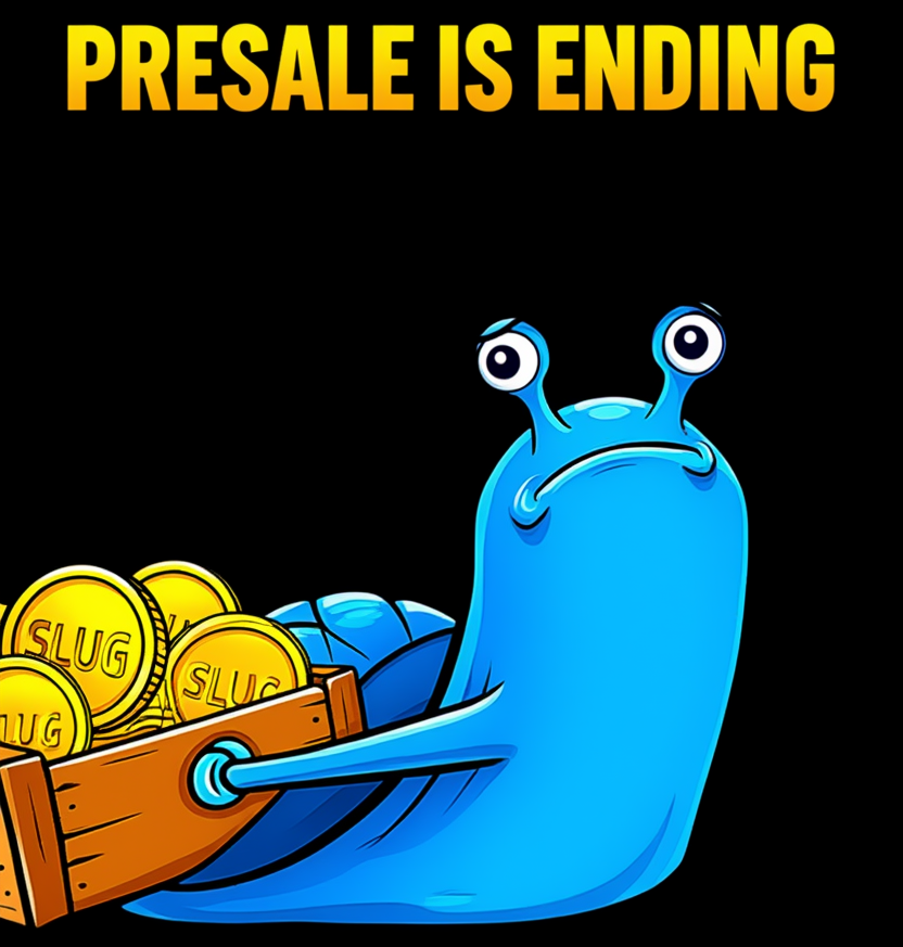 🐌 SLUG PRESALE — LAST CHANCE

The $SLUG presale is coming to an end.
Only a small amount of tokens remains at the current price.
In just 2 hours we’ll be announcing the results of our giveaway among buyers.

💰 Every purchase = 1 entry
The bigger the buy — the higher your