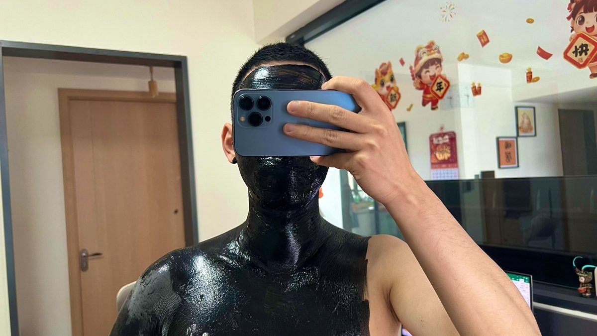 银粉の液体乳胶 tweet media