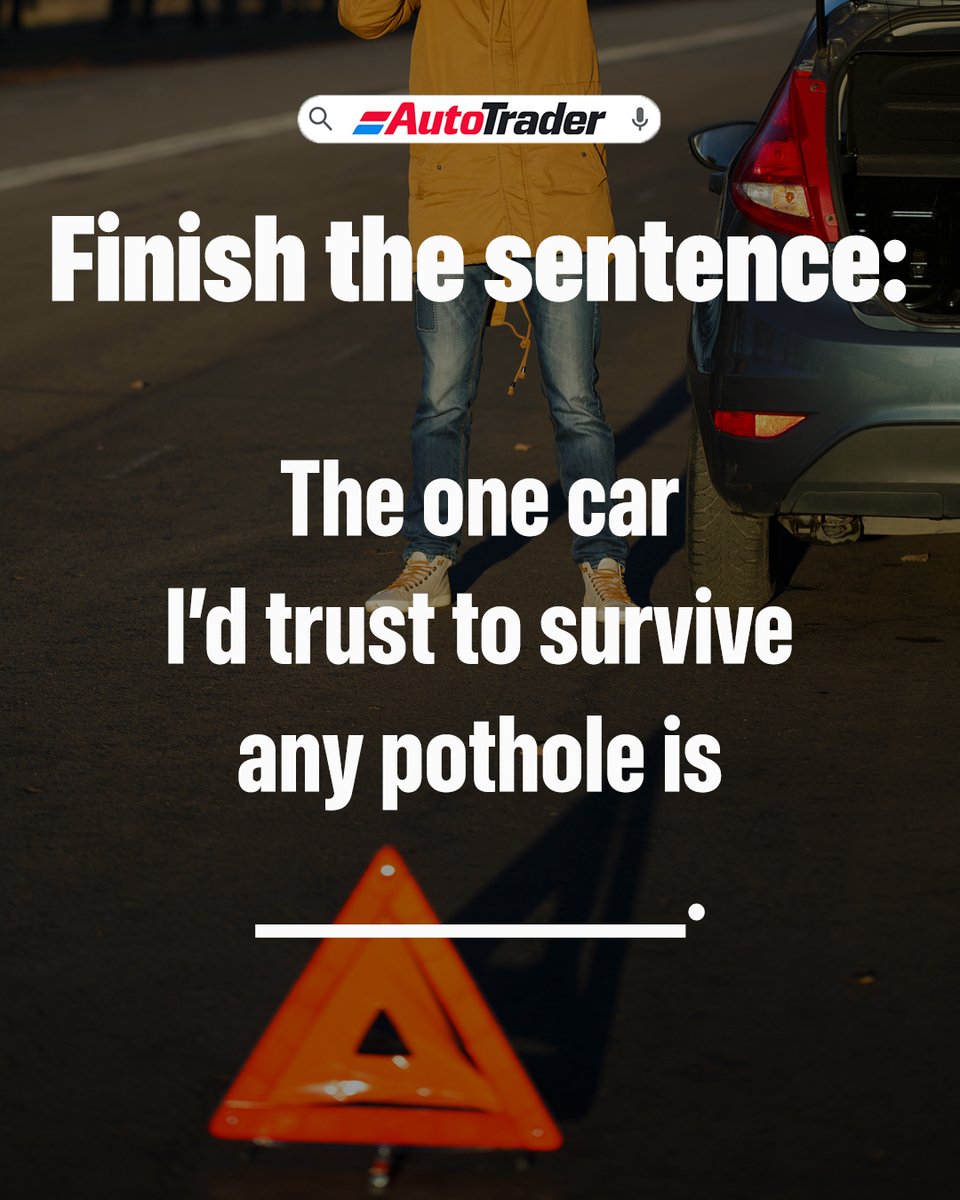 AutoTraderSA's tweet photo. Potholes can be rather destructive to your car. π³οΈπ₯ But which car do you think can tackle the deepest without fail?
#PotholeSurvival #RoadConditions #AutoTraderSA #MzansiCars #OffRoadSA #SouthAfrica #CarMaintenance #FinishTheSentence #4x4SouthAfrica https://t.co/zckF4p7WNk