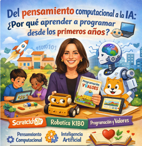LITEurjc's tweet photo. El 16/03, la Dra. Marina Bers (experta mundial en educación infantil y tecnología) nos visita en la @URJC para responder esta pregunta. 🧵 https://t.co/YMfKDphk8a