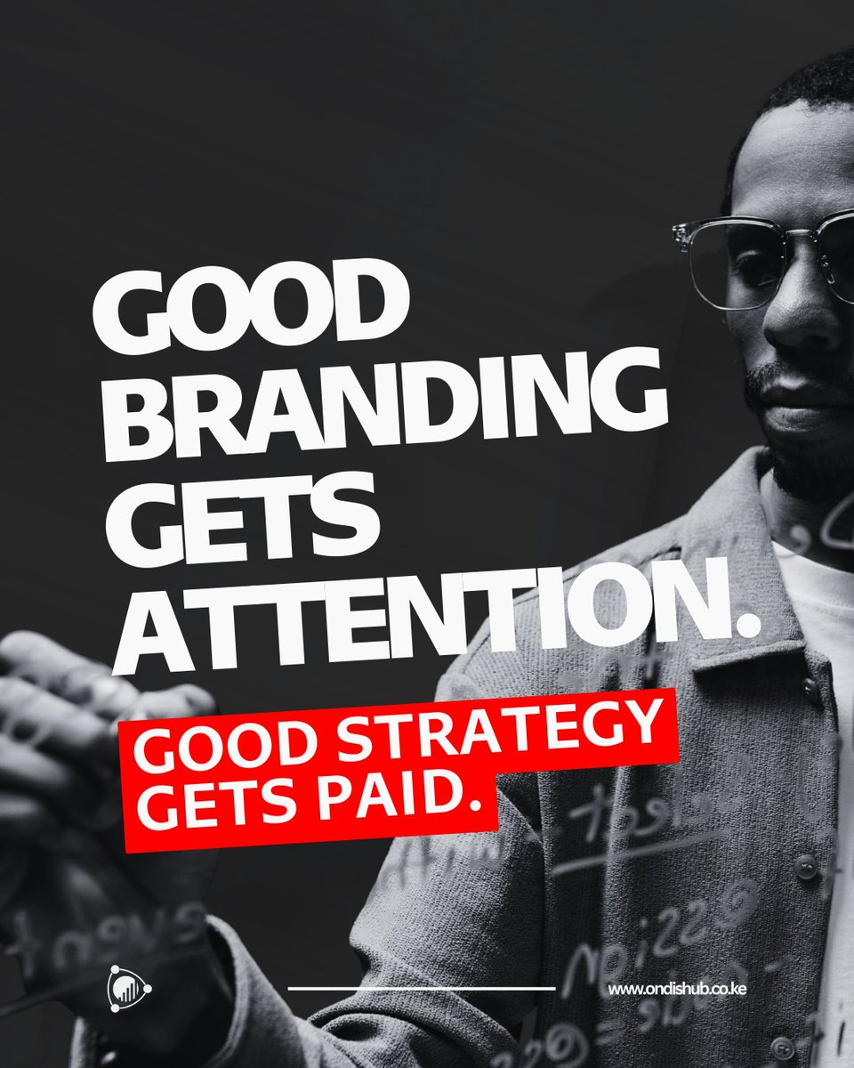 TeamONDISHub's tweet photo. Good branding gets attention. Good strategy gets paid.

Visibility without direction is expensive. 

Convert attention into results.

#branding https://t.co/LhFT757UA9