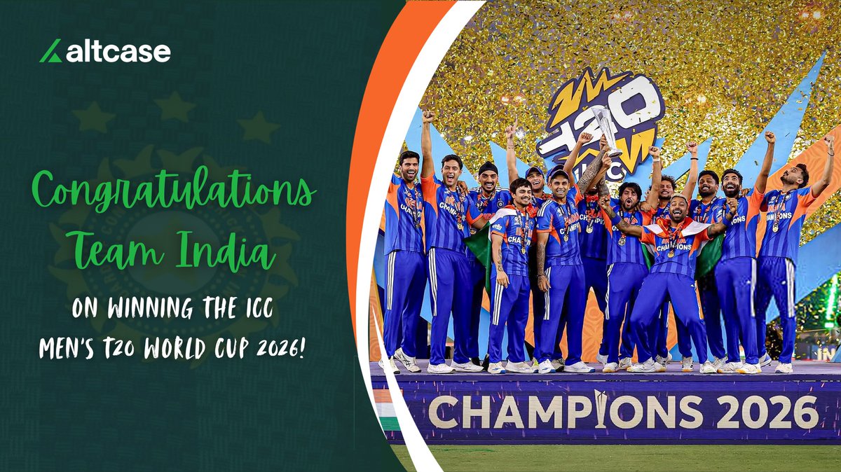 Relentless consistency. Ruthless execution.
That’s how champions - and smart investors - build long-term success.

Congratulations, Team India on winning the ICC Men's T20 Cricket World Cup. 🇮🇳🏆

#cricket #t20 #worldcup #champions #privateequity, #privatemarkets #unlistedshares