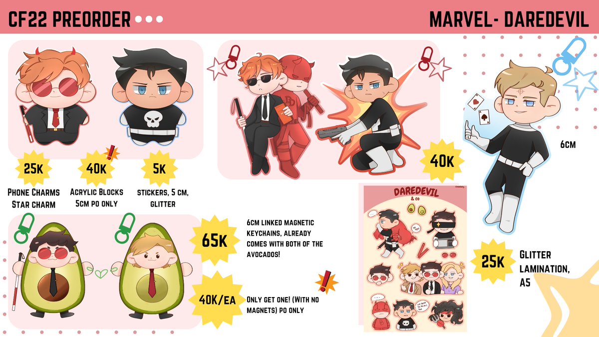 Misticly_'s tweet image. Myst's #CF22 catalogue is here! | Batch 1

📅 9 - 23 March 
✉️ Pick up both days + Mail order shopee n manual
⭐ DC comics (Green Lantern, Batfamily, etc) Marvel (Daredevil, Punisher, Bullseye) 
🔗 forms.gle/Q6pGQEHHjUL9hc…

#CF22catalogue #comifuro22