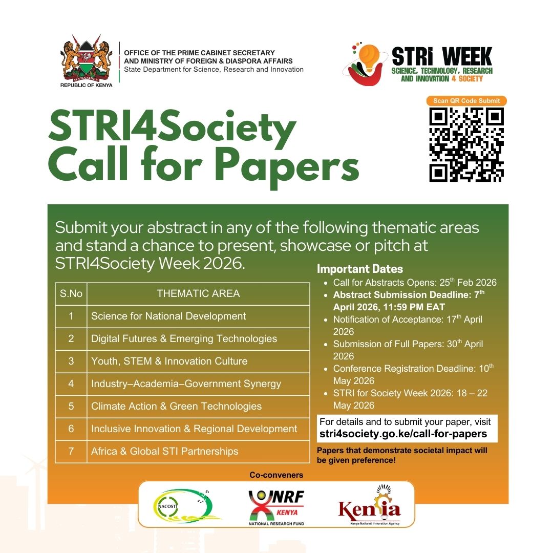 National Commission for Science,Tech & Innovation tweet media