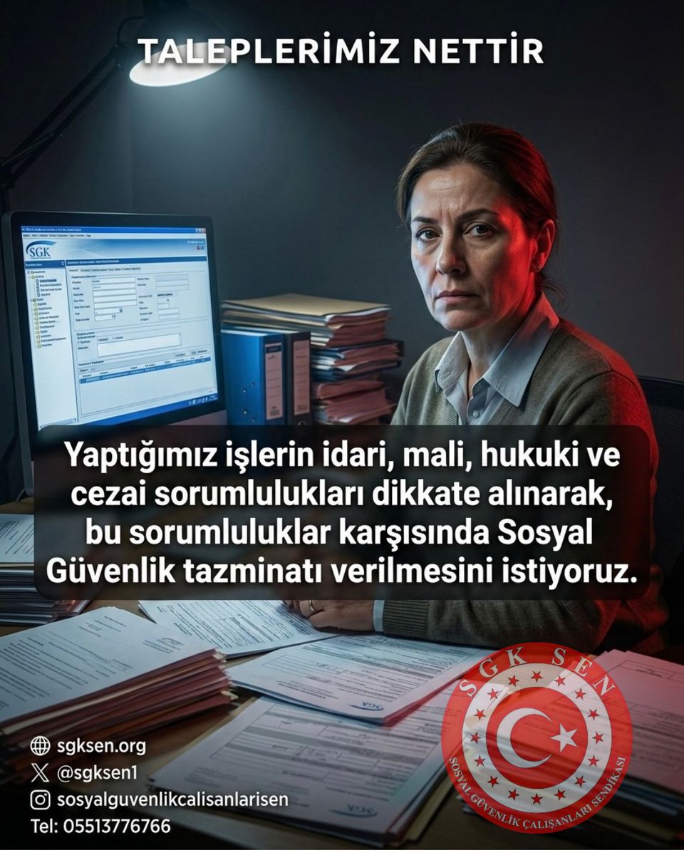 sgksen1's tweet photo. Sosyal Güvenlik çalışanları Adalet istiyor.
@RTErdogan
@_cevdetyilmaz
@isikhanvedat
@memetsimsek
@eczozgurozel
@gamzetascier
@kanko_muhip
@csgbakanligi
@fethigurer
@dbdevletbahceli
@MahinurOzdemir
@aBayraktar1
@MehmetNuriErsoy
@mfatihkacir
@ibrahimyumakli
@omerbolatTR
@a_uraloglu
@akbasogluemin
@AhmetAYDIN_02
@AvOzlemZengin
@drbetulsayan
@kemalsamlioglu
@vedatbilgn
@M_Levent_Bulbul
@erkanakcay45
@E_SemihYalcin
@YildizFeti
@MKalayci42
@ifarukaksu
@kamilaydinmhp
@UlviYonter
@sadirdurmaz
@yasaryldrmMHP
@filizkilicresmi
@buyukataman
@bbbozarslan
@drummugulsen
@resulkurt34
@mehmedmus
@avabdullahguler
@profdrorhanates
@ahmetkilic16
@fevzizirhlioglu
@farukozcelikgsb
@sgksosyalmedya