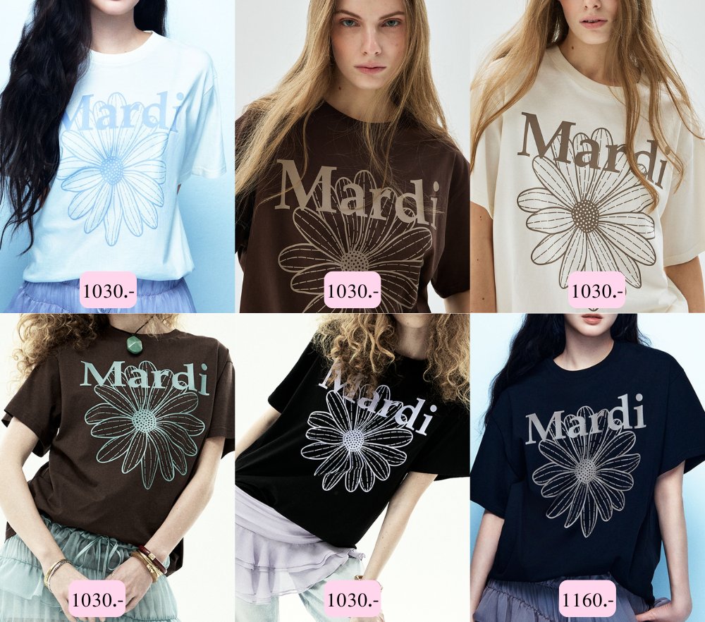 ◟ ✿ 🩰 mardi mercredi t-shirt แก๊งเสื้อคอล 26SS ลดเกือบยี่สิบเปอราคาตามในรูปเลยค่า

ปิดรับ 12/03 21.00น. 
#พรีเกาหลี #mardimercredi