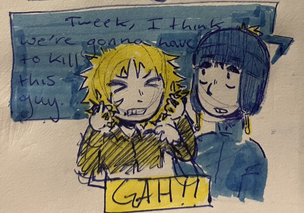 I drew this at work :p #spcreek