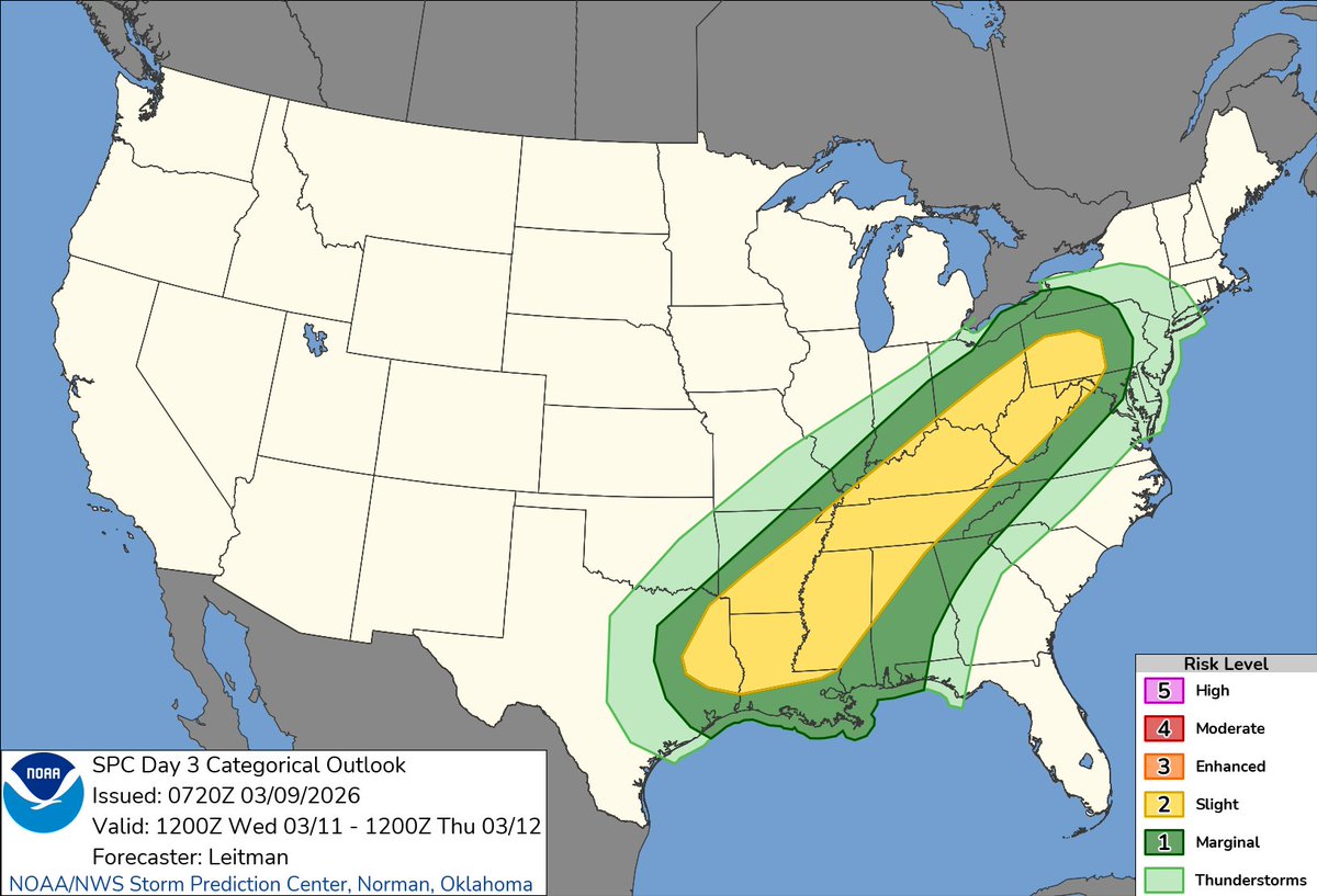 NWS Storm Prediction Center tweet media