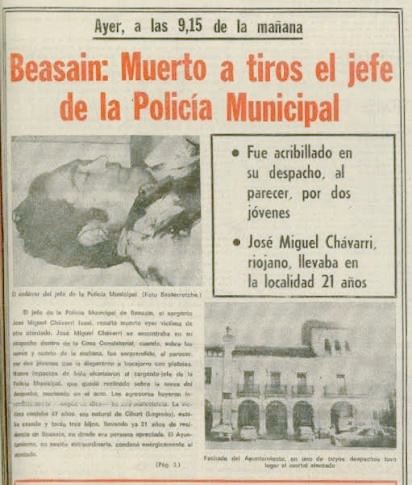 CarlosDeUrrecha's tweet photo. "Mi madre me abrazó y llorando me dijo: '¡Qué nos han hecho, qué nos han hecho!'"
Dña Marisol, hija del Jefe Policía D. Miguel Chávarri Isasi amenazado y asesinado impunemente con 9 balazos en Beasáin por los cobardes de ETA

"Vas a morir muy pronto..."
https://t.co/O1urZjm7bS https://t.co/LwSgDcci0U