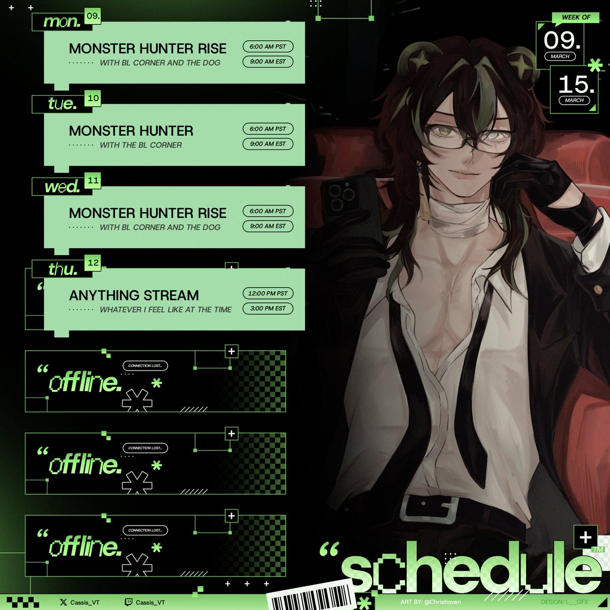 ʕっ•ᴥ•ʔ🗡Cassis Valerix | ENVTUBER |「VT-omo」 tweet media