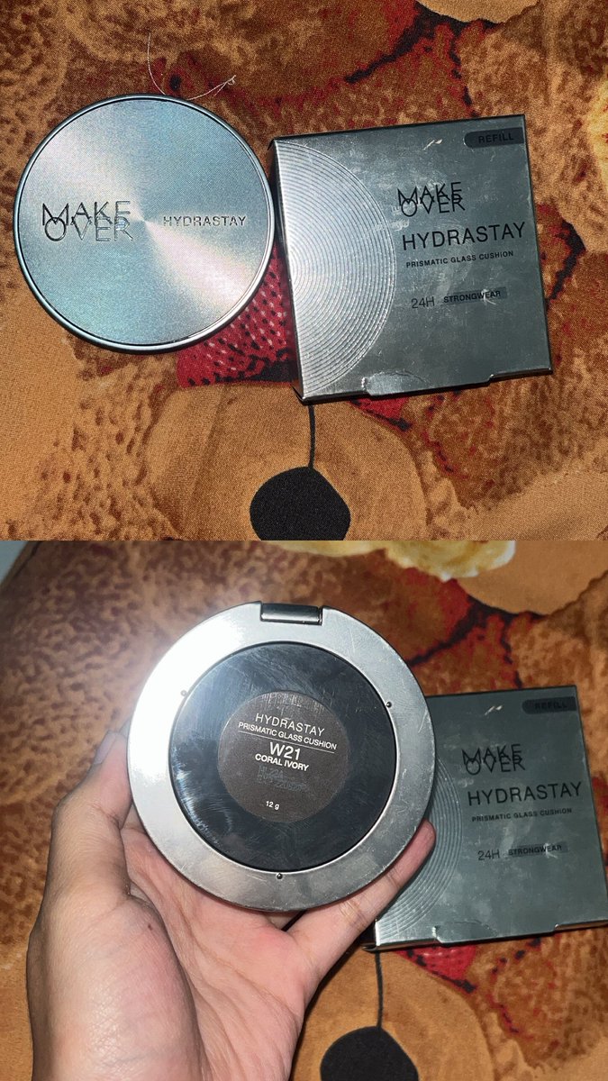 cicilycious's tweet photo. wts make over hydrastay yg shade w21
sbnrnya ini refill tpi ak pakein wadah lama aku
murah aja 150 klo mau ambil sm tempatnya
120 klo refillnya aja
dm yaa guys negotiable deh 
#wtb #wts #zonajajan https://t.co/xWOSXyS94Y
