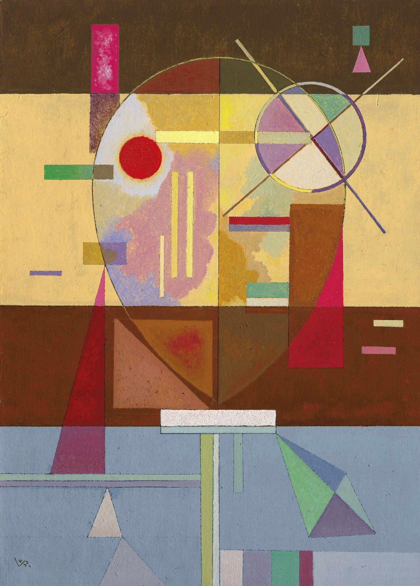 rita_mereu's tweet image. #VoceEDelizia

“Creare un’opera d’arte è creare un mondo” Kandinsky

Wassily Kandinsky
“Tensione disintegrata”1930

#Kandinsky #abstractart #Art #ArteYArt