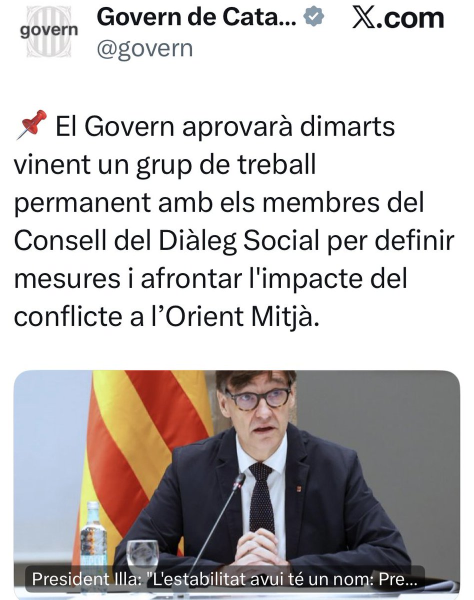 Sanitat ha petat
Educació ha petat
Gent fent mans i mànigues per arribar a fi de mes 
Dependència: 326 dies d'espera a ser valorat 
Discapacitat: Més d'un any i mig per ser valorat.
Operació: augment del 80% dels morts esperant 

Salvador Illa: Ara farem un grup de treball per