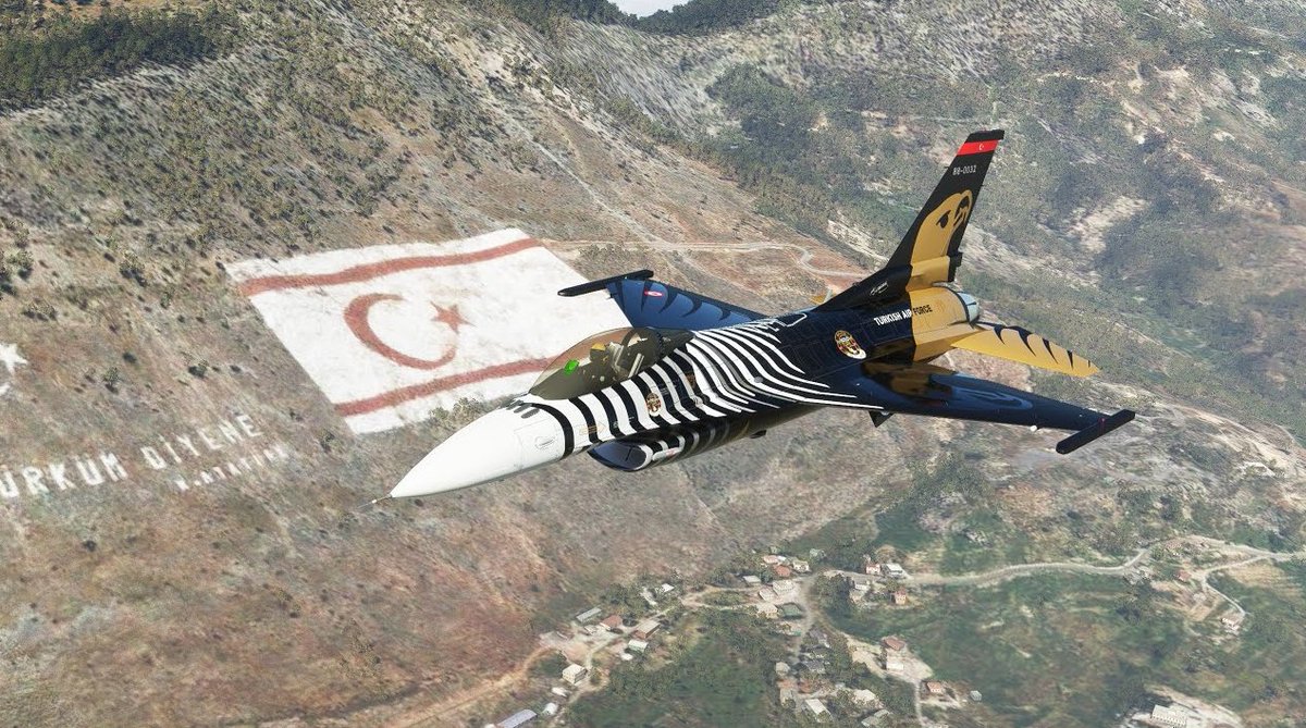 Türkiye confirms stationing 6 #F16 fighter jets in #Cyprus today &amp; says additional security measures might be taken as deemed necessary. Ankara is likely to also transfer long-range #AirDefense systems (e.g. #Siper) on the island monitoring the entire East #Mediterranean. 🇹🇷