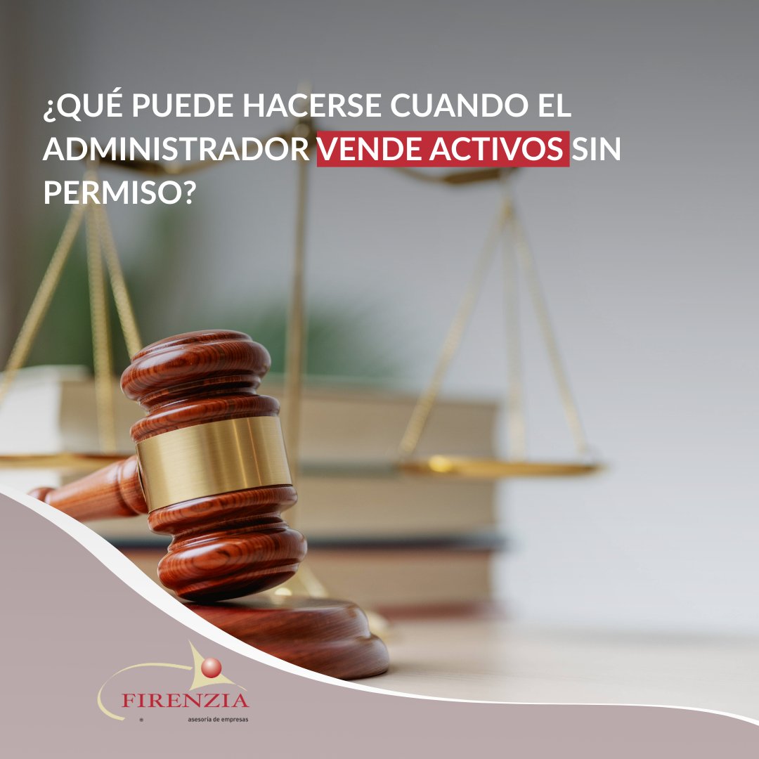 ¿Un administrador vende activos esenciales sin permiso de la junta? ⚠️

Si un inmueble supera el 25% del valor de la empresa o altera su estructura, los socios pueden impugnar la venta o reclamar responsabilidad.

Más detalles 👇
firenzia.clientlink.es/noticia-del-di…

#firenziaasesoría