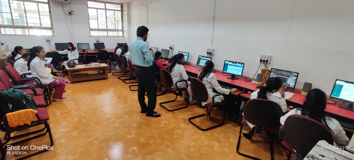 mmpharmacybgm's tweet image. On 27th February 2026, computer skill development programme was conducted in Maratha Mandal’s College of Pharmacy, Belagavi for post graduate students.

📞: +91 8088304085
🌐: mmpharmabgm05.in

#ComputerSkills #DigitalLearning #Helinet #RGUHS #ResearchSkills