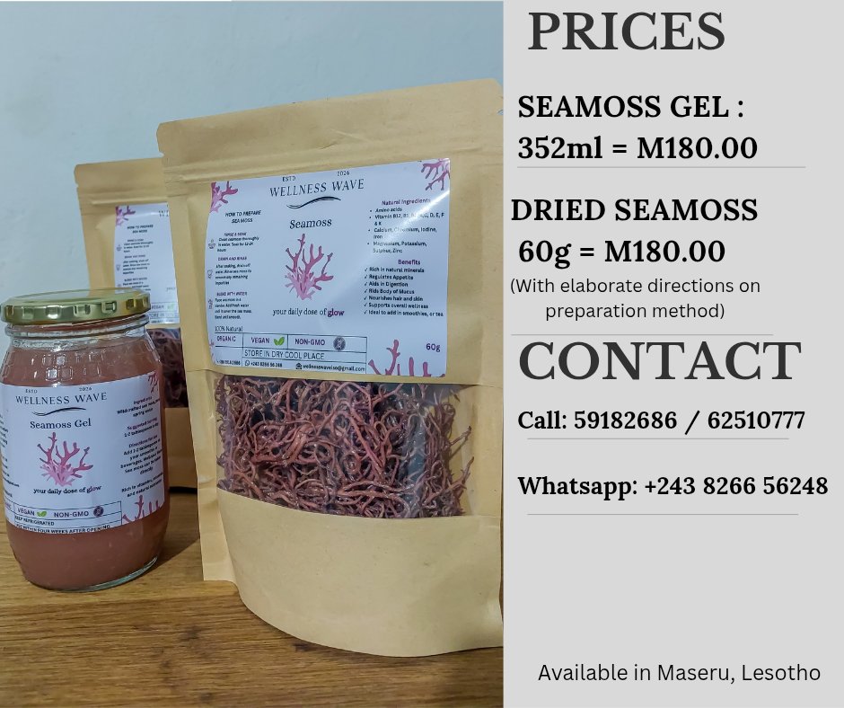 LibubuR's tweet photo. #lstwitter Sea moss e ea fumaneha 📢📢📢📢📢 https://t.co/dXaKJp7ZQq