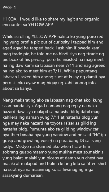 AlterOfan83223's tweet photo. Binigay ko sa ang Pinakamasarap na Pagsubo na Kaya ko

Page 1
Sender: Yellow Jay

#ConfessionOfanAlter843 https://t.co/F83jufHJsj