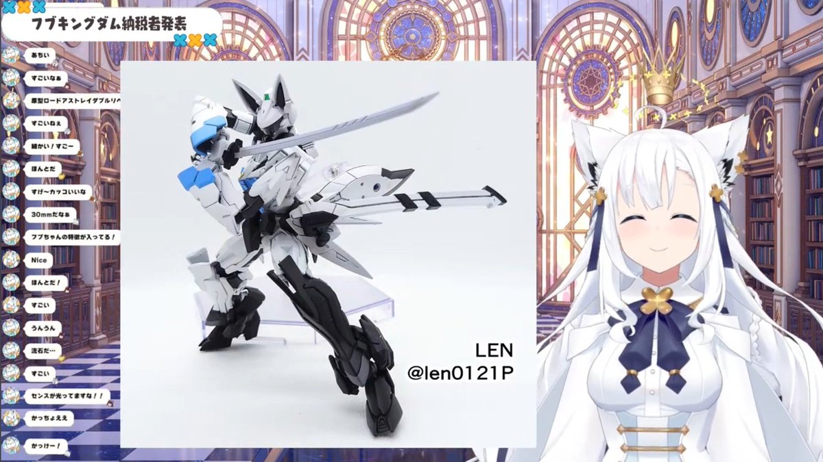 白上フブキ専用機ヴォルペガンダム

未だにこれを超えるものを作れる気がしない自分的ホロメン専用機の代表作
フブキングダム納税者発表会で取り上げて貰えたのは一生ものの思い出
#絵フブキ
#ホロリスガンプラ部