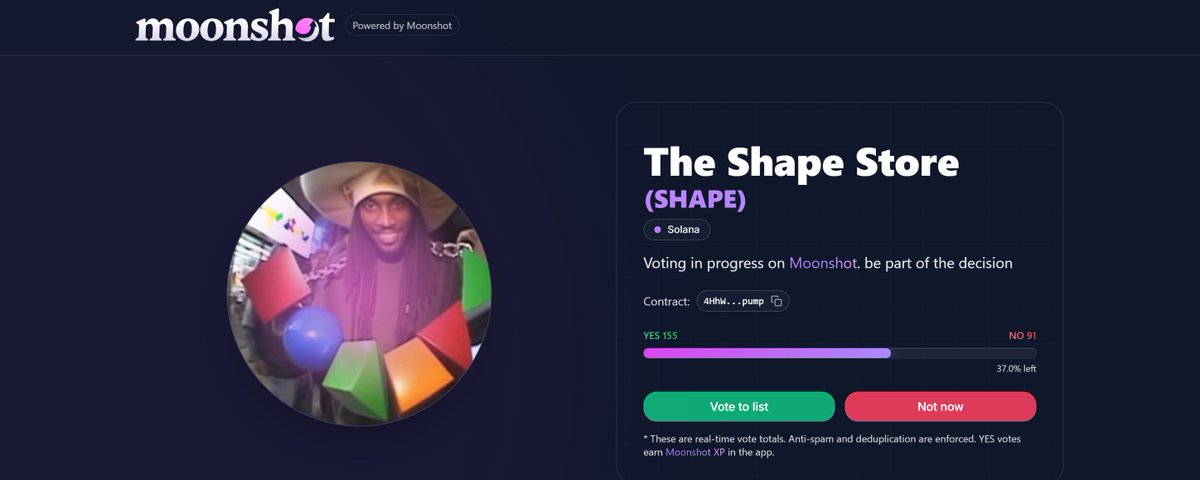 SHAPE Moonshot Poll