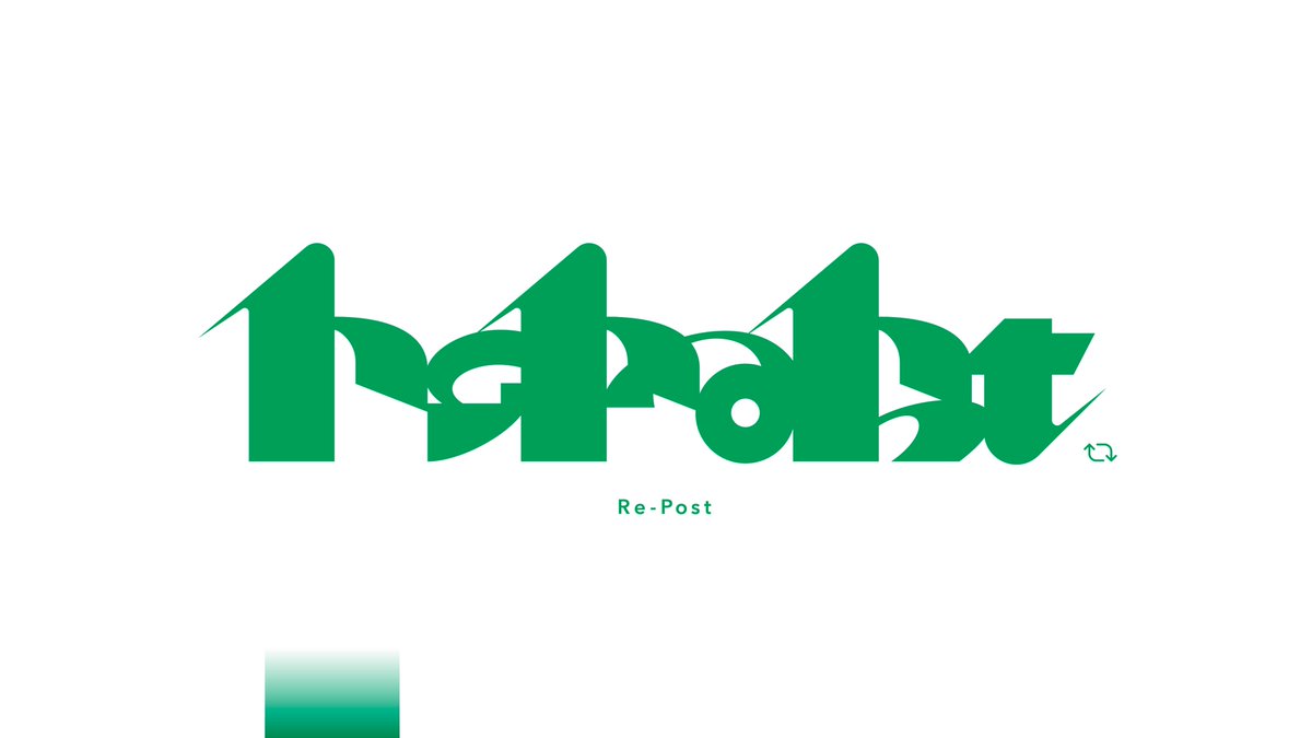 repost
#作字 #typography
