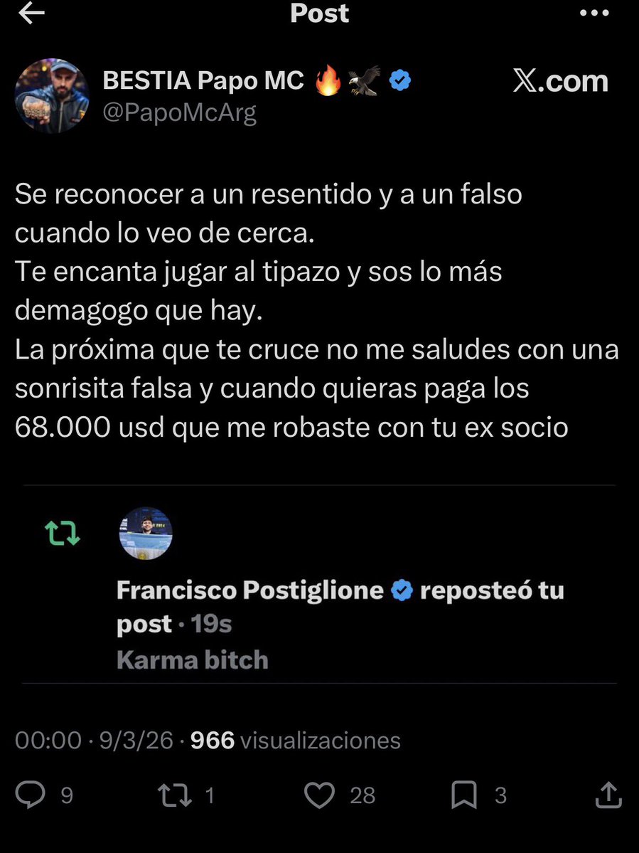 ¿Por qué hay bardo? tweet media