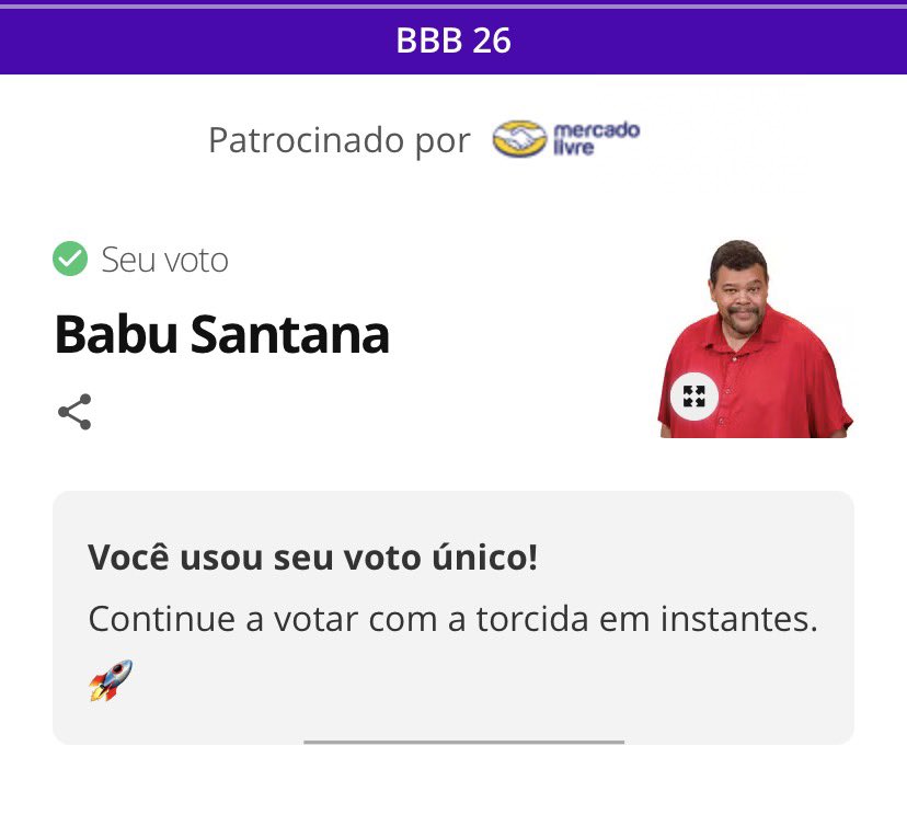o rostin // o voto no babu