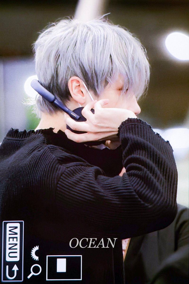 HUENINGKAI channels Itsuomi Nagi  at the airport leaving Manila today.