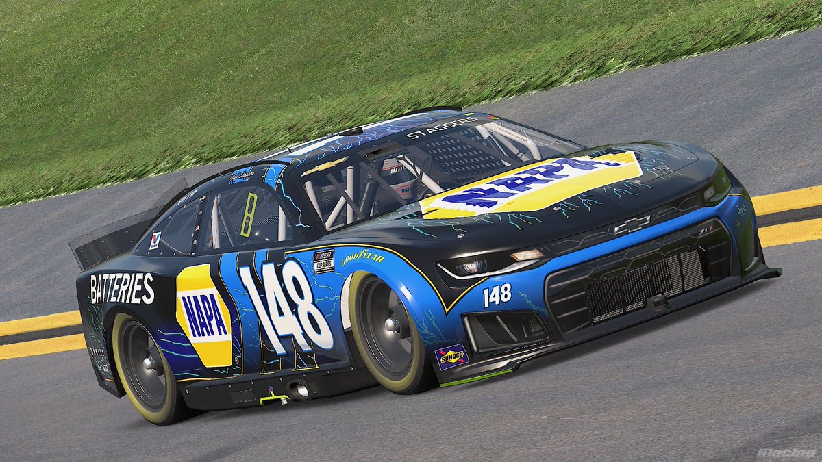 design_JSR's tweet photo. did this #iRacing paint up for Jeff Staggers on the NASCAR NextGen car https://t.co/jeThD5mGN0